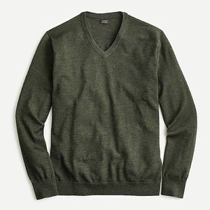 J Crew Classic V Neck 100% Merino Sweater S